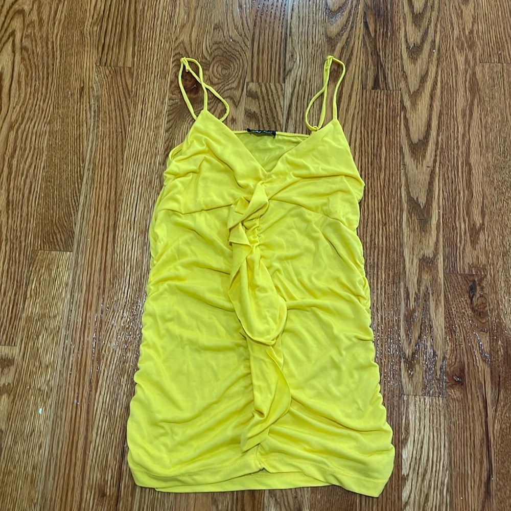 Spring Street Yellow Tank Top